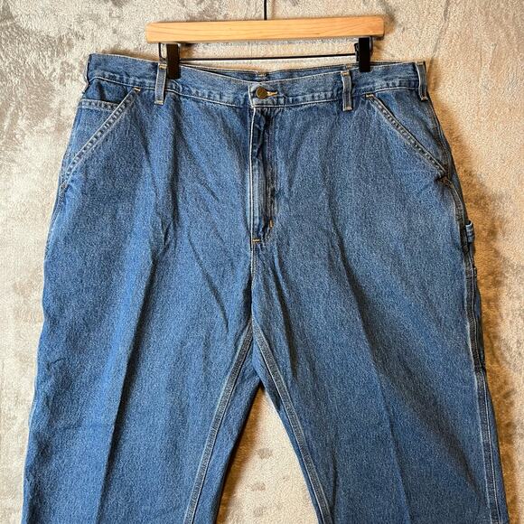 Carhartt men’s cargo jeans size 42 X 28 in Denim Blue‎ - Picture 2 of 4